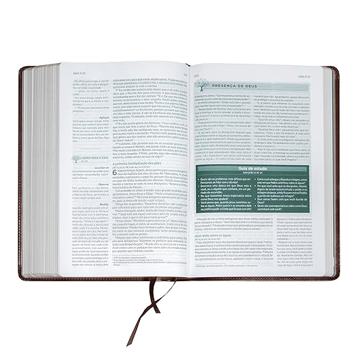 Encouraging Words Bible, Brown, Soft Leather, New King James Version