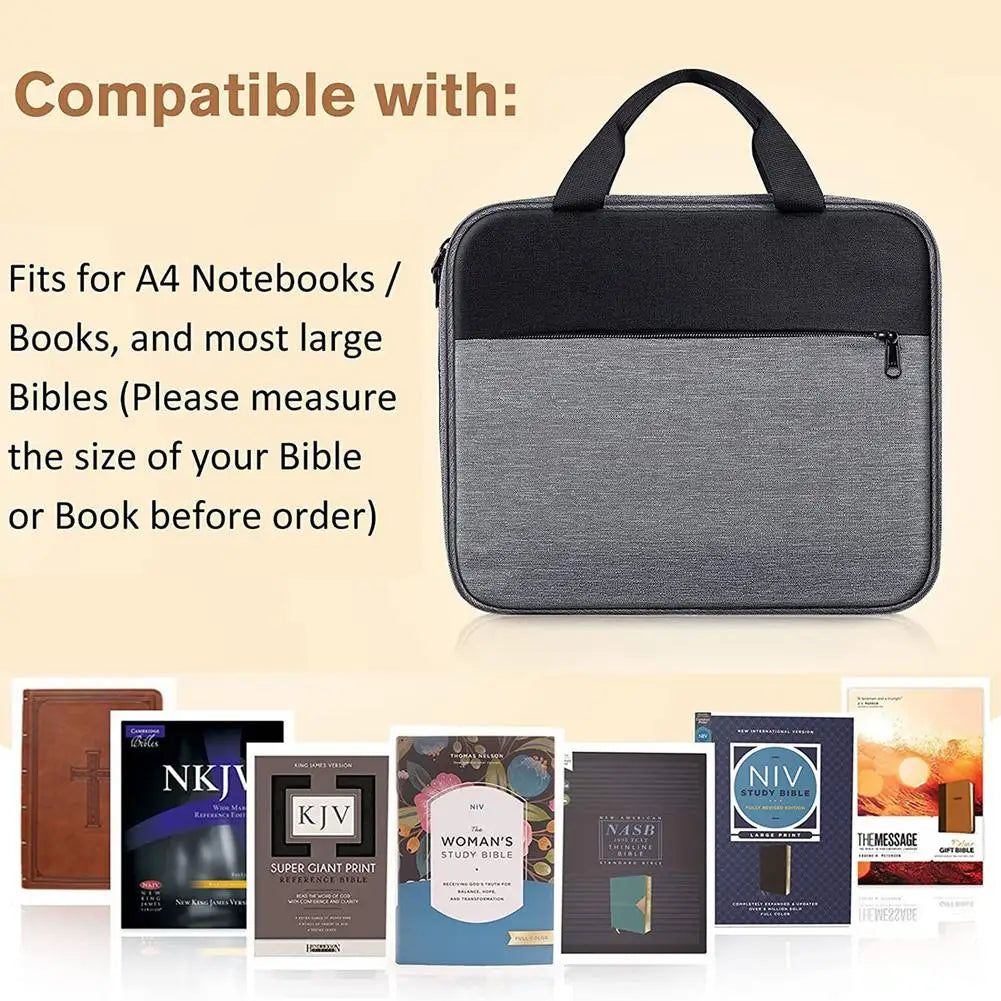 Large Bible Study Book Cover, Carrying Case.