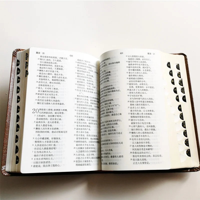 The Holy Bible The Chinese Union Version (CUV)  Thumb Index Simplified Chinese Church Edition Old & New Testament 64K