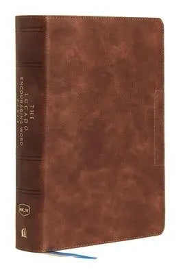 Encouraging Words Bible, Brown, Soft Leather, New King James Version