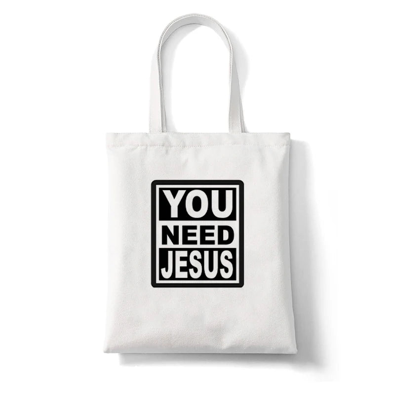 women's bag casual travel shopping religious gift Jesus is king