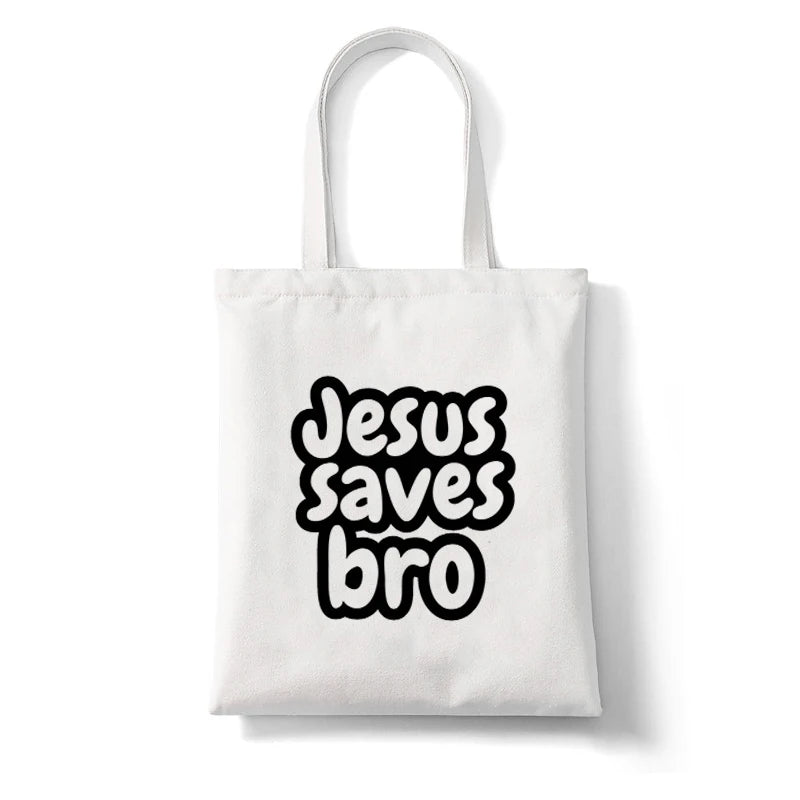 women's bag casual travel shopping religious gift Jesus is king