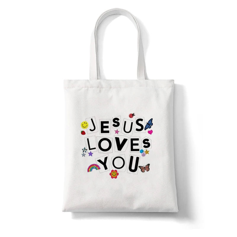 women's bag casual travel shopping religious gift Jesus is king