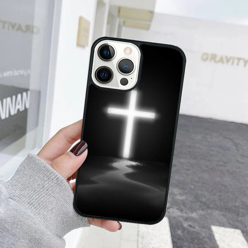 Faith Christian Religious Jesus Phone Case Cover For iPhone 15 16 11 13 14 Pro Max 12 mini Plus X XS Max XR