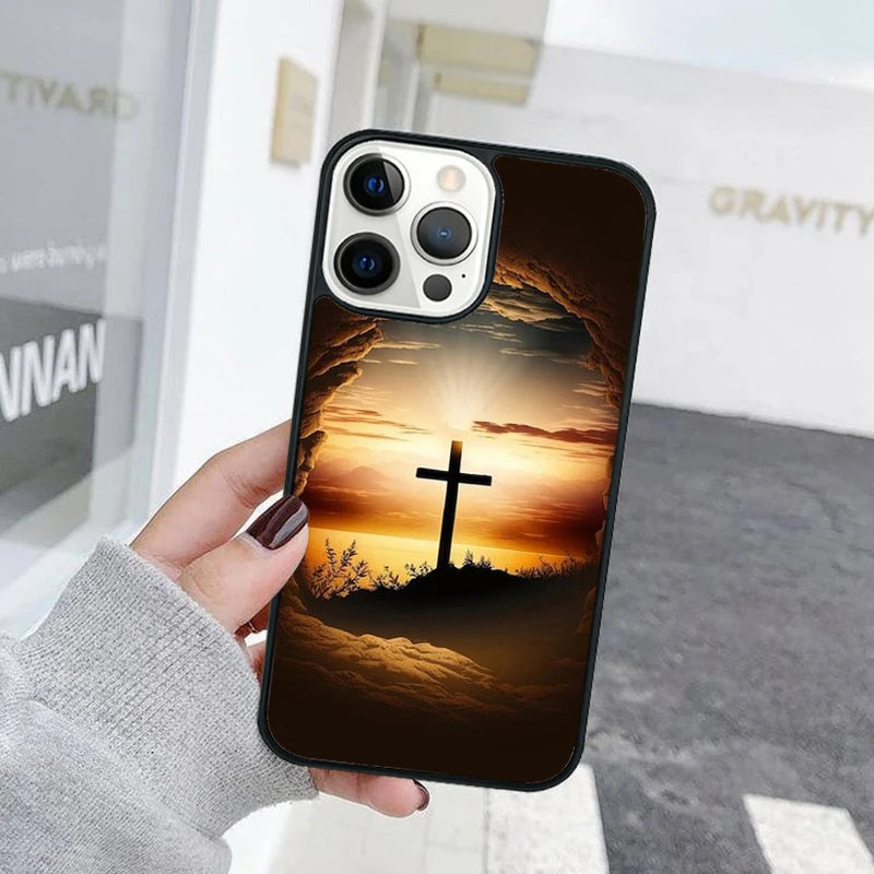 Faith Christian Religious Jesus Phone Case Cover For iPhone 15 16 11 13 14 Pro Max 12 mini Plus X XS Max XR