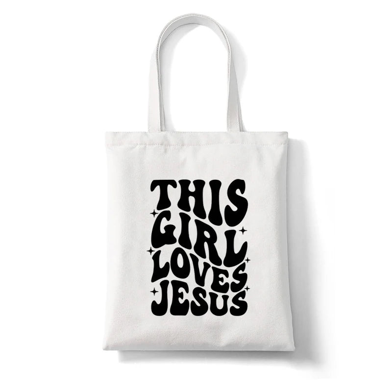 women's bag casual travel shopping religious gift Jesus is king