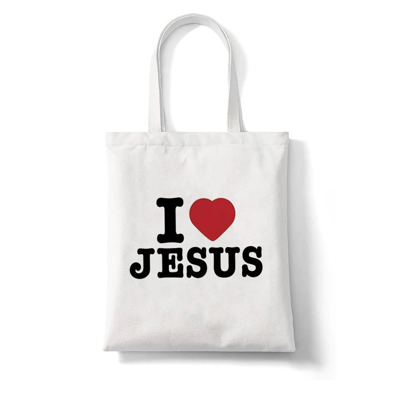 women's bag casual travel shopping religious gift Jesus is king