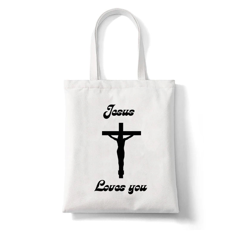 women's bag casual travel shopping religious gift Jesus is king