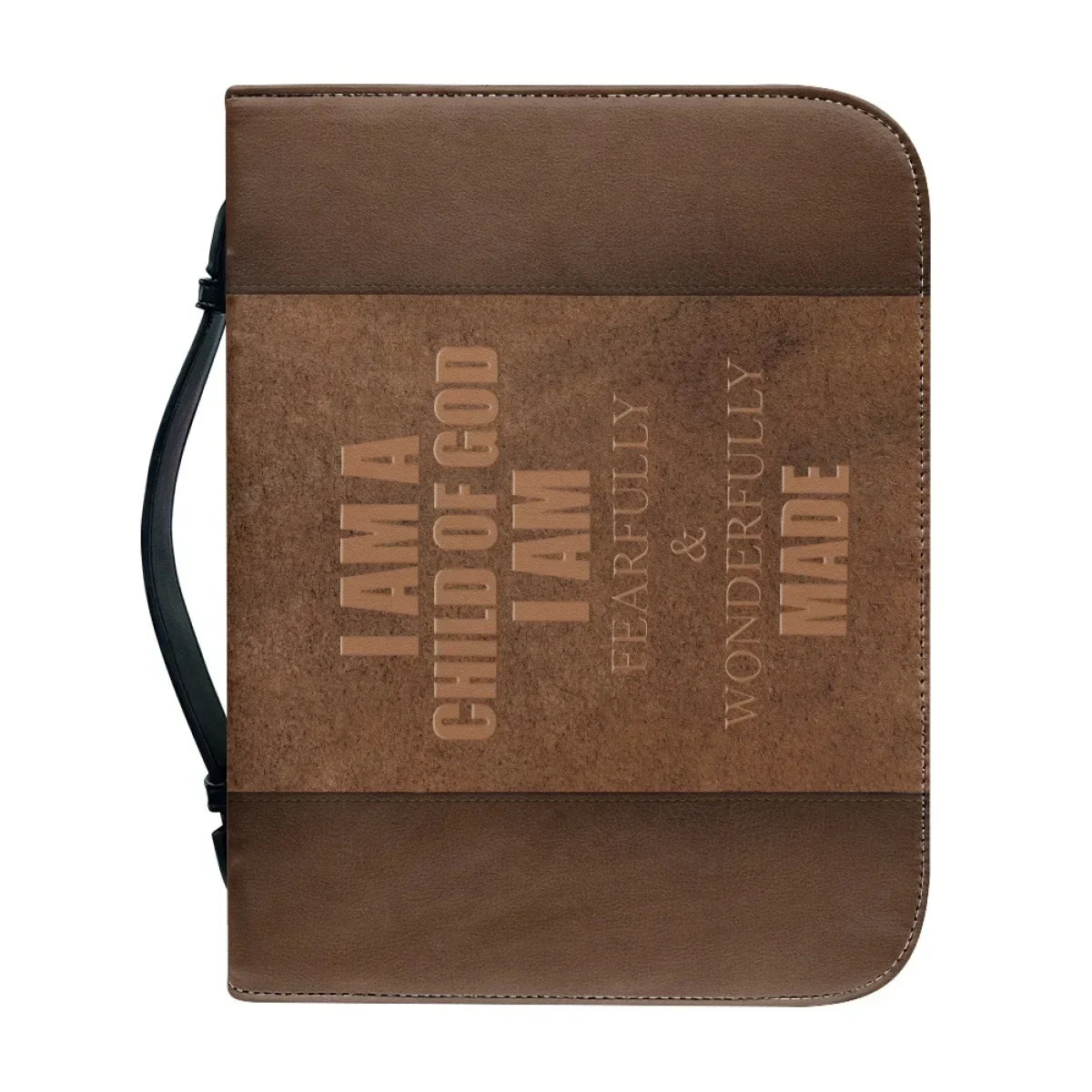 Classic Leather Print Bible Hymns Bible Cover Personalized Book Protective Case High Quality Custom Made Bible Bags