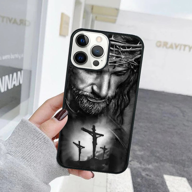 Faith Christian Religious Jesus Phone Case Cover For iPhone 15 16 11 13 14 Pro Max 12 mini Plus X XS Max XR