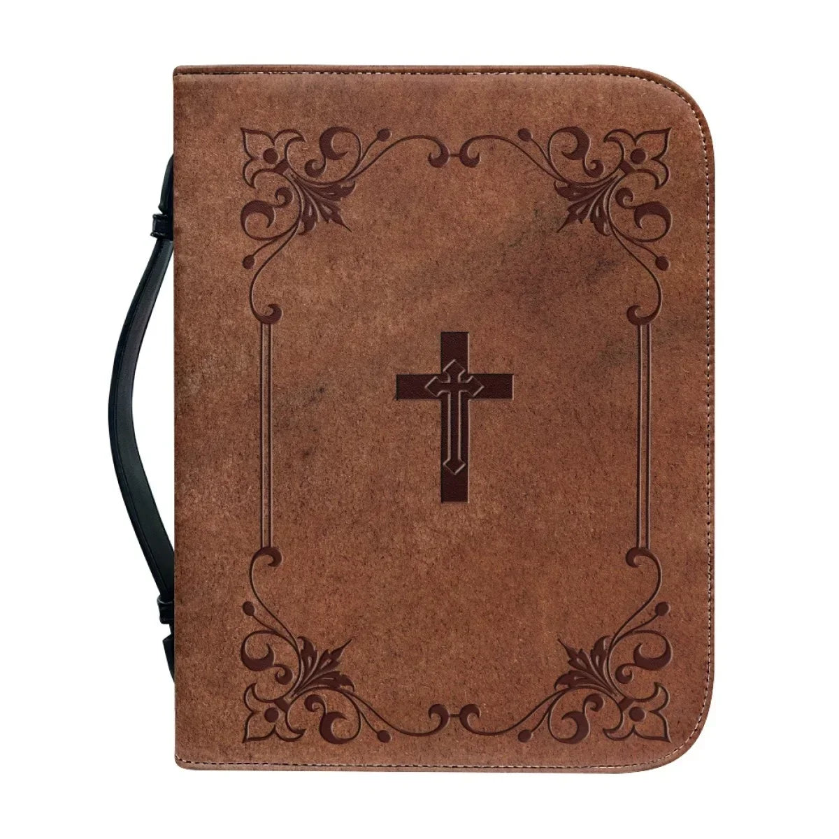 Classic Leather Print Bible Hymns Bible Cover Personalized Book Protective Case High Quality Custom Made Bible Bags