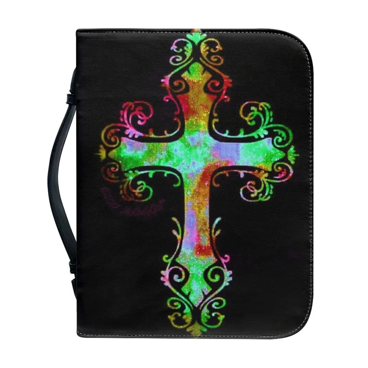 Classic Leather Print Bible Hymns Bible Cover Personalized Book Protective Case High Quality Custom Made Bible Bags