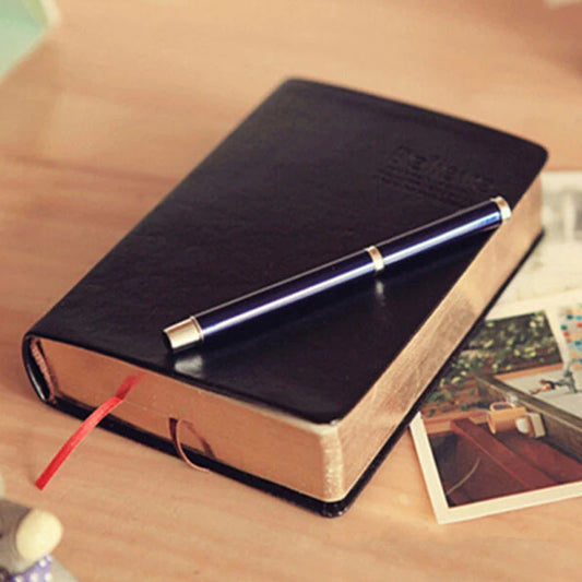 Blank Bible Thick Cover Notebook Book Retro Planner Notepad