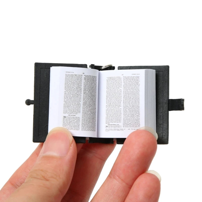 Holy Bible Shape  Books Keychain Mini Bible Shaped  Key Rings