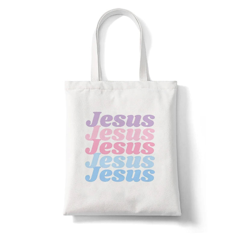 women's bag casual travel shopping religious gift Jesus is king