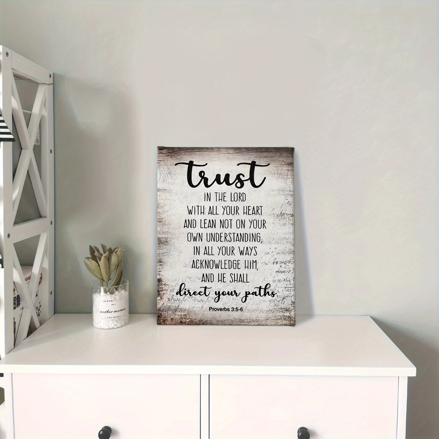 Wall Decoration Bible Verses Printed Canvas Painting