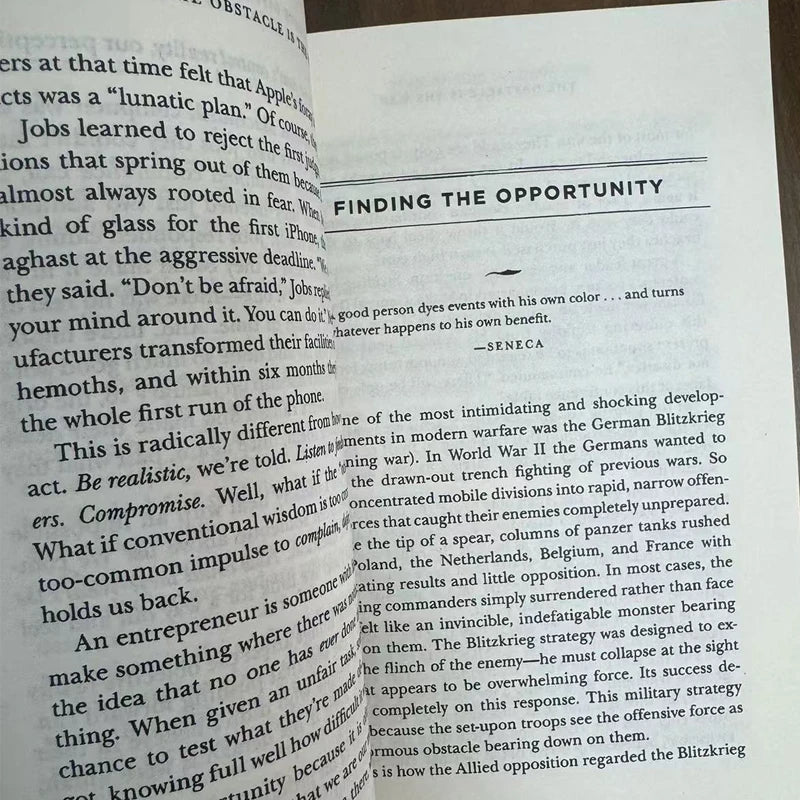 The Obstacle Is The Way The Ancient Art of Turning Adversity To Advantage By Ryan Holiday in English