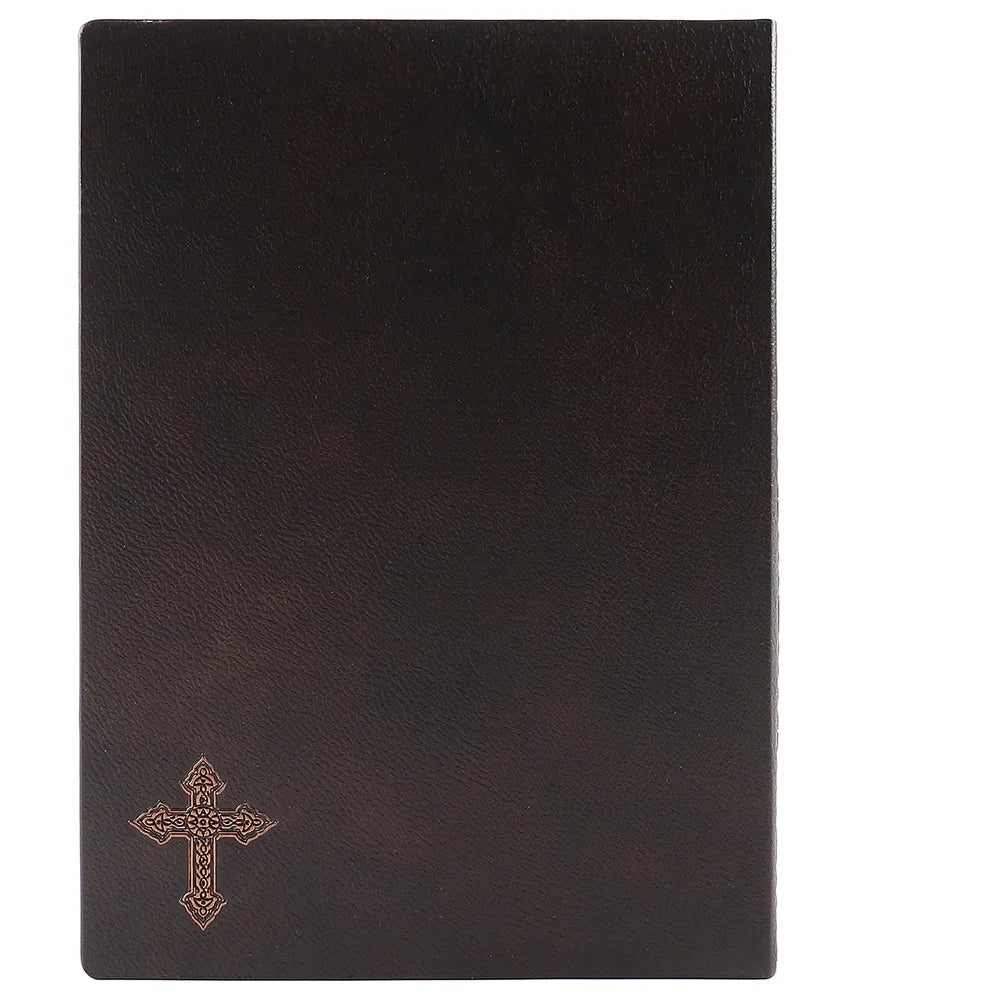 Jesus Diary A5 Vintage Notebook 3D Leather Embossed Cross Notepad Bible Note Book Travel Planner