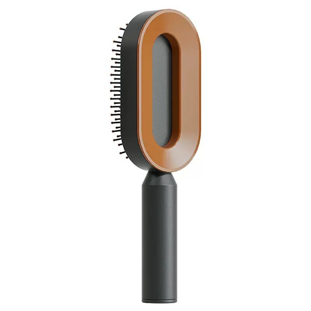 Self-cleaning hair brush, massage, household hair comb, anti-static hair brush, 3D air cushion, hair brushes, hair styling