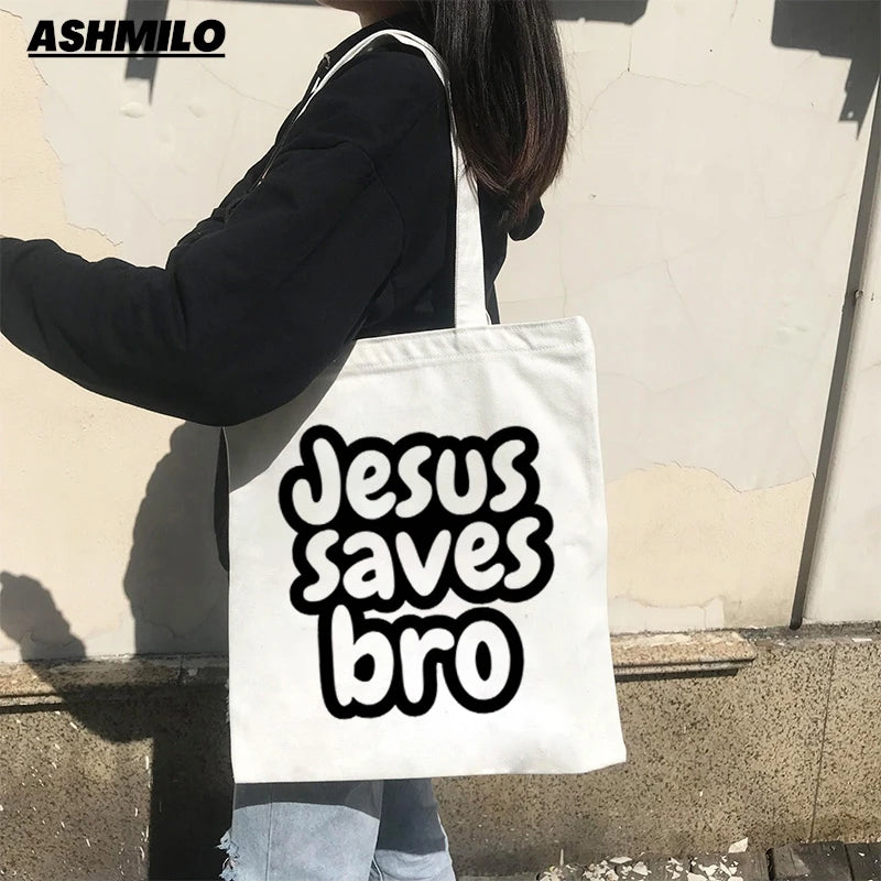 women's bag casual travel shopping religious gift Jesus is king