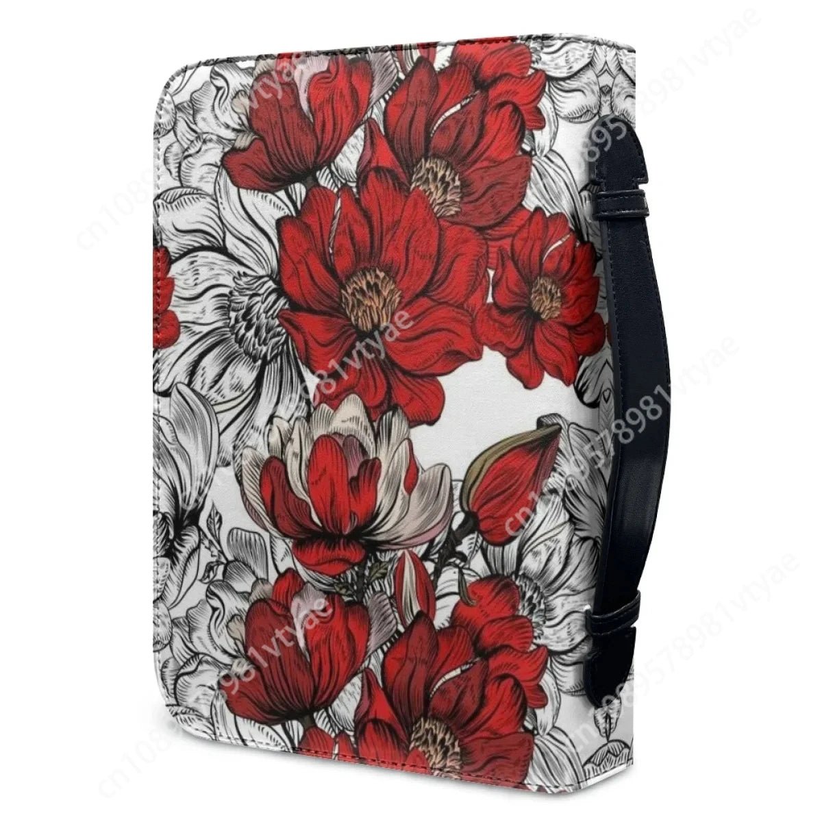 Bible Cover Cases  Pink Floral  Girls with Handle and Zipper High Quality