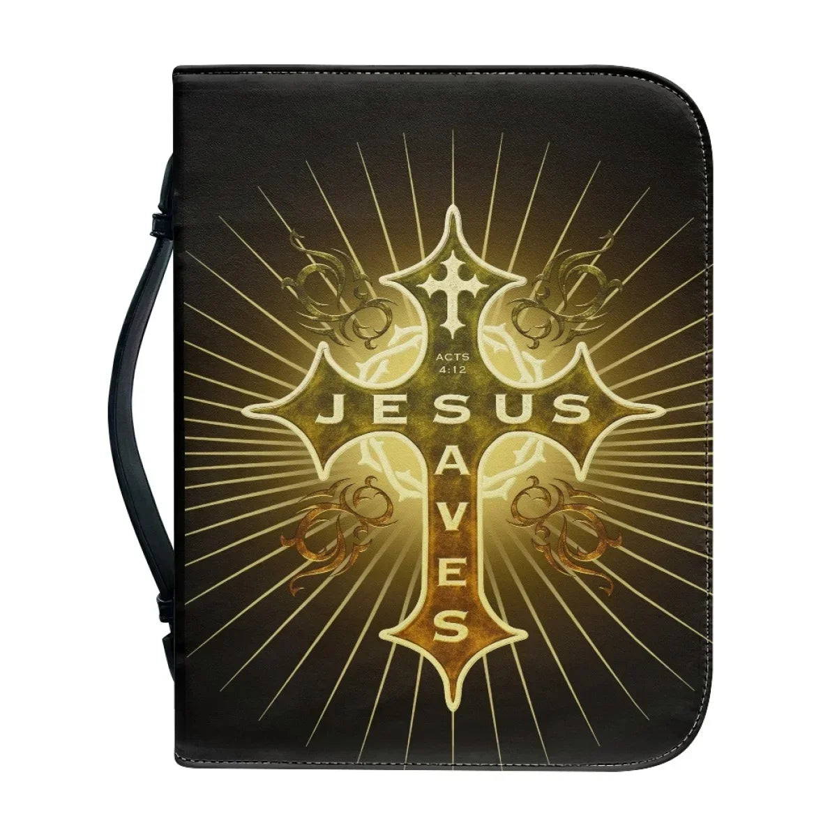 Classic Leather Print Bible Hymns Bible Cover Personalized Book Protective Case High Quality Custom Made Bible Bags