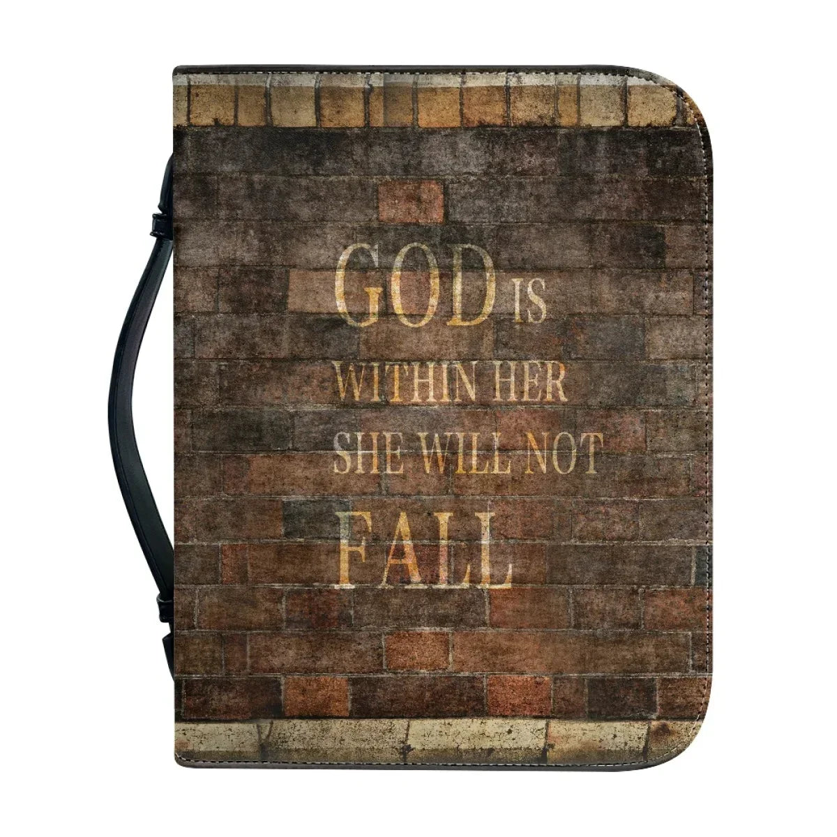 Classic Leather Print Bible Hymns Bible Cover Personalized Book Protective Case High Quality Custom Made Bible Bags