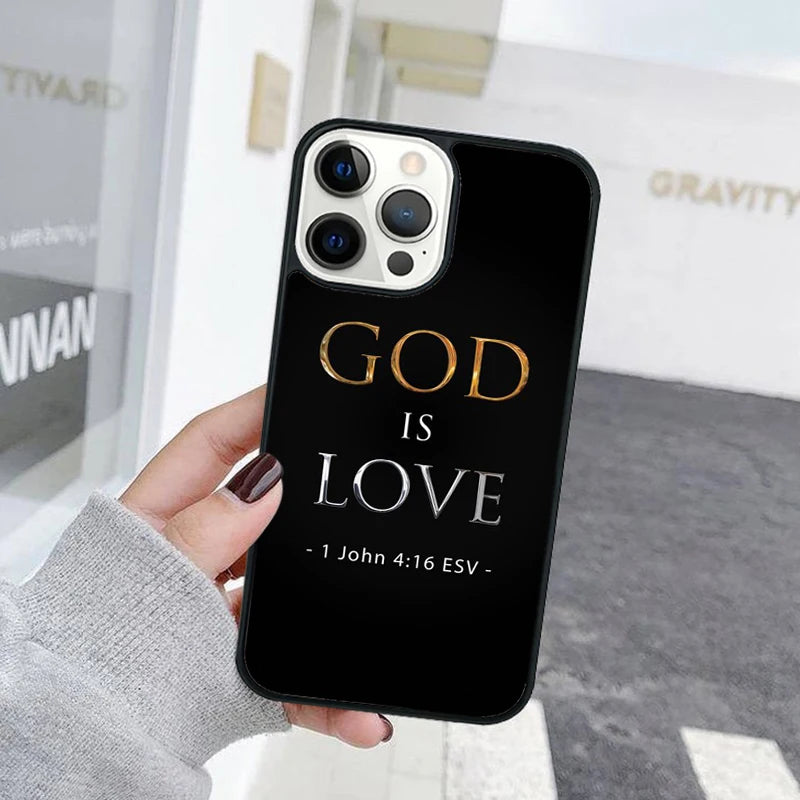 Faith Christian Religious Jesus Phone Case Cover For iPhone 15 16 11 13 14 Pro Max 12 mini Plus X XS Max XR