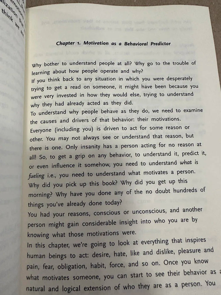 Read People Like a Book: How to Analyze, Understand, and Predict People’s Emotions, Thoughts, Intentions, and Behaviors