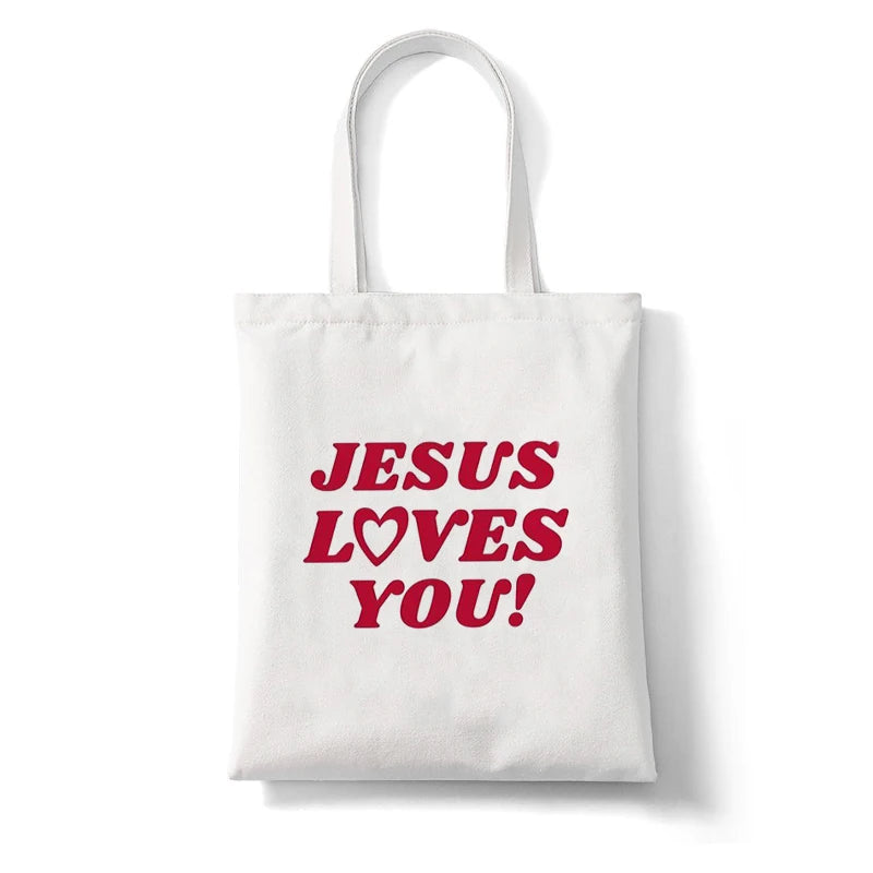 women's bag casual travel shopping religious gift Jesus is king